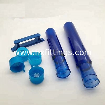 نمونه رایگان 700G 750G 55mm گردن 19L 20L پلاستیک PET بطری پیش‌فرم / 19 لیتر 20 لیتر 5 گالن بطری آب PET تامین کننده