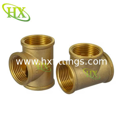 اتصالات لوله برنجی لوله کشی برنجی اتصالات سه راهی نخ زن 3/8-2 اینچ لوله مسی قیمت کارخانه-Hongxin.