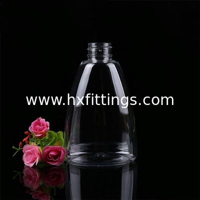 300ml cosmetic plastic transparent liquid soap pet bottle with lotion pump