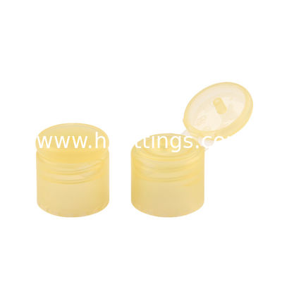 28mm snap oval plastic flip cap for shampoo bottle